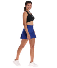 Thumbnail for Falda Short Sport Azul Rey - TFIT