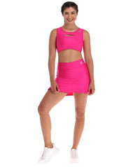 Thumbnail for Falda Short Sport Rosa - TFIT