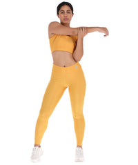 Thumbnail for Leggings Deportivo TFIT PRO 962 Amarillo - tfit.com.mx