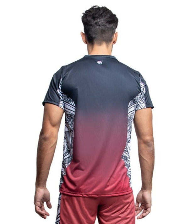 Playera Deportiva Caballero Estampado Mundial Qatar Rojo TFIT 171 - TFIT