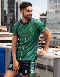 Thumbnail for Playera Deportiva Caballero Estampado Mundial Qatar Verde TFIT 170 - TFIT