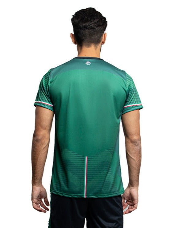 Playera Deportiva Caballero Estampado Mundial Qatar Verde TFIT 170 - TFIT