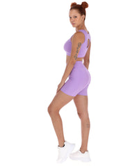 Thumbnail for Short Deportivo TFIT PRO 631 Lila - tfit.com.mx