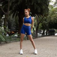 Thumbnail for Short Deportivo TFIT PRO 632 Azul - tfit.com.mx