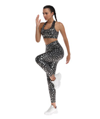 Thumbnail for Top Deportivo Premium Mujer Estampado Animal Print Negro - TFIT 447 - TFIT