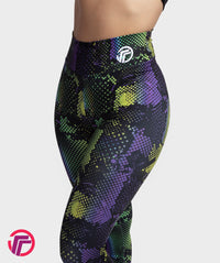 Legging deportivos mujer Serpiente Plateado