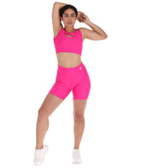 Thumbnail for Short Deportivo TFIT PRO 633 Rosa - tfit.com.mx