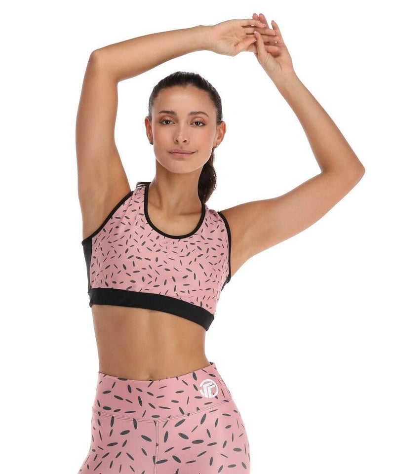 Top Deportivo Mujer Negro Liso - TFIT 416